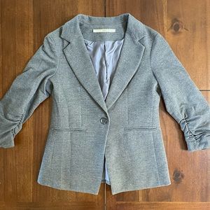 GIBSON Jersey Blazer Cropped Sleeve Size L Women’s